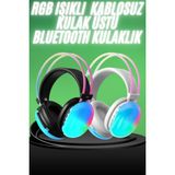 MidasTech Yeni Nesil Kulak Üstü Kablosuz Uzun Ömürlü Rgb Işıklı Bluetooth Kulaklık Midiastech - 1