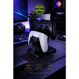 Middles & Niddles Collection Play Station / Xbox Series x / S – Xbox One Uyumlu Çiftli Oyun Kolu Standı | Gamepad Tutucu Masa Düzenleyici Stand - Siyah