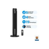 Midea Kule Tipi Vantilatör Siyah (Midea Türkiye Garantili)