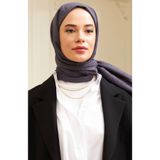 Mides scarf Bambu Kraş Şal Modeli-koyu Gri