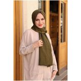 Mides scarf Bambu Siyah Renk Şal-haki