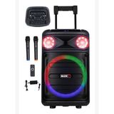 Midex 1300 Watt Taşınabilir Mikrofonlu Karaoke Eğlence Ses Sistemi Mxr-1300 (Bluetooth Kayıt Usb Şarjlı)