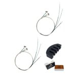 Midex 2'li Paket Keman Teli Seti Profesyonel (2 Takım Tel + Susturucu + Reçine) Kmc-401x