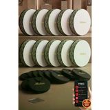 Midex Br-411X 10'Lu Bendir Def Toptan Paket Akort Ayarlı El Tutma Oyuklu Çantalı