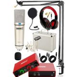 Midex Central-RD Pack-3 Stüdyo Ekipmanları GLX-700RD Ses Kartı CX1 Stüdyo Mikrofon