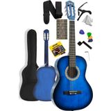 Midex CG-270BL 4 4 Yetişkin Boy Sap Ayarlı Full Klasik Gitar