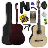 Midex CG-270NT Doğal Renk 4 4 Yetişkin Boy Sap Ayarlı Full Klasik Gitar