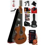 Midex CG-36BRW Kaliteli 36" 3/4 Juniur Çocuk Gitarı 8-12 Yaş Arası Çanta Askı Capo Nota Sticker Pena Metod