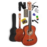 Midex CG-36BRW Kaliteli 36 İnç 3/4 Juniur Çocuk Gitarı 8-12 Yaş Arası (Çanta Askı Capo Nota Sticker Pena Metod)