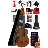 Midex CG-36BRW-PAK Kaliteli 36 İnç 3/4 Juniur Çocuk Gitarı 8-12 Yaş Arası (Çanta Capo Askı Nota Sticker Pena Metod)