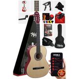 Midex Cg-36nt kaliteli 36" 3/4 Juniur Çocuk Gitarı 8-12 Yaş Arası Çanta Askı Capo Nota Sticker Pena Metod