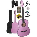 Midex CG-36PU Kaliteli 36 İnç 3/4 Juniur Çocuk Gitarı 8-12 Yaş Arası (Çanta Askı Capo Nota Sticker Pena)