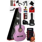 Midex CG-36PU-PAK Kaliteli 36 İnç 3/4 Juniur Çocuk Gitar Seti 8-12 Yaş Arası (Çanta Askı Nota Sticker)