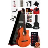 Midex CG-390M-XBAG Klasik Gitar 4/4, Kesik Kasa, Sap Ayarlı, Çanta, Tuner, Askı, Capo, Metod ve Pena Seti