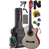 Midex CG-390NT-XBAG Klasik Gitar 4/4 Sap Ayarlı Kesik Kasa (Çanta Tuner Askı Capo Metod Pena)