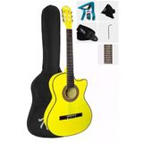 Midex CG-395YLW-OUT Klasik Gitar 4/4 Sap Ayarlı Kesik Kasa Full Set (OUTLET)