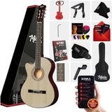 Midex CG-396NT Natural Renk Solak Klasik Gitar 4/4 Yetişkin Boy Premium Ses Kalitesi