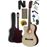 Midex CG-396NT SOLAK Klasik Gitar Natural Renk Full Set Sap Ayarlı 4/4 yetişkin Boy