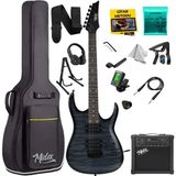 Midex CRADE-25AMP Grey Rosewood Super Strat Kasa Hh Yüksek Kaliteli 25W Amfili Elektro Gitar Seti - Gri