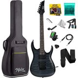 Midex Crade Grey Rosewood Klavye Super Strat Kasa Hh Yüksek Kaliteli Elektro Gitar - Gri