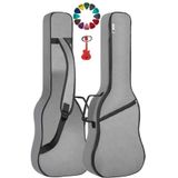 Midex Cs-26 Tenör Ukulele Çantası Gigbag Soft Case Kılıf, Gri, 70x25x9 cm, 12 Pena Hediyeli