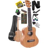 Midex CT-24MC Set Maun Concert Ukulele (Softcase Tuner Capo Metod Nota Sticker Askı Pena)