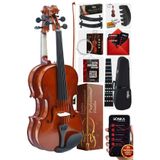 Midex CVL-741-TYS 1/4 Kaliteli Maun Ağacı Keman Seti 6-8 Yaş Çocuk Kemanı Parlak