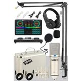 Midex CX1 Effective Set Efektli Ses Kartı-Mikrofon-Kulaklık ve Stand Kayıt Canlı Yayın Seti