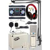 Midex CX1 Persuasive Paket-5 Stüdyo Mikrofon Ses Kartı Kulaklık Stand (Kayıt ve Canlı Yayın)