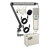 Midex CX1-Q Pro Set Üst Seviye Condenser Stüdyo Ses Kayıt Mikrofonu Standı Seti