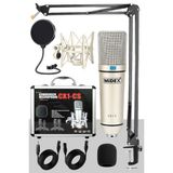 Midex CX1 STA Üst Seviye Condenser Stüdyo Ses Kayıt Mikrofonu Stand Filtre Seti