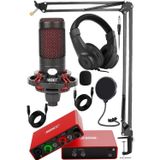 Midex CXN-30 -8 Stüdyo Ses Kartlı Condenser Mikrofon Stand Kulaklık Seti