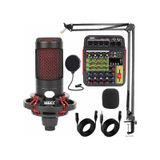 Midex Cxn-30 Paket-5 5 Kanal Stüdyo Kayıt Mikserli Condenser Mikrofon Stand Seti