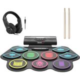 Midex DDX-75 Şarjlı Dijital Davul 9 Ped 2 Ayak Pedalı Bluetooth (Kulaklık Çubuklar Adaptör Full Set) DROPXML-PZRCN199914792211