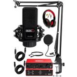Midex Functional Paket-1 Studyo Ekipmanlari Mikrofon 4 Cikis Ses Karti Full Set