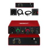 Midex GLX-500 Pro 2 Giriş 2 Çıkış USB Stüdyo Ses Kartı ve XLR Kablo