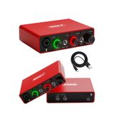 Midex GLX-700RD USB Stüdyo Ses Kartı, 2 Giriş 2 Çıkış, 24bit/192kHz