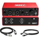 Midex GLX-900 Pro USB Stüdyo Ses Kartı 4 Giriş 4 Çıkış 24BIT/192KHZ