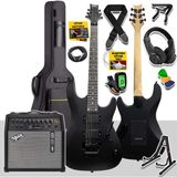 Midex GRX-300-50-AMP Profesyonel Elektro Gitar Seti 50 Watt Gainli Şarjlı Bluetooth'lu Amfi ve Full Set