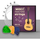 Midex KGX-10 Klasik Gitar Teli Takımı ve Pena Seti