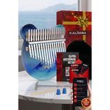 Midex KLX-650 Okyanus Cam Kalimba 17 Tuşlu Full Set - Çok Renkli