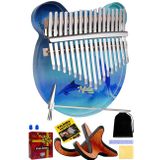 Midex KLX-650-PAK Okyanus Cam Kalimba 17 Tuşlu Full Set