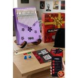 Midex KLX-870-PAK Mor Renk Yüksek Kaliteli Ahşap Kalimba 17 Tuşlu Full Set - Çok Renkli