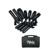 Midex M-Drum Kit-7 Davul Mikrofon Seti 7 Parça Akustik Bateri Mikrofonu