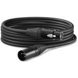 Midex MCB-10X Kaliteli Stereo Mikrofon kablosu Xlr + Xlr 10 Metre Siyah Renk