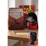 Midex MD1 Parlak Maun Kalimba Full Set 17 Tuşlu Profesyonel