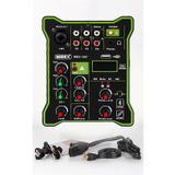 Midex MDX-100 Stüdyo Kayıt Için Ses Kartlı Mixer +48V Phantom Power ile Stüdyo Mikser