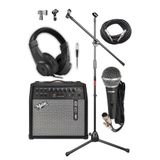 Midex MGA-50-PAK Elektro Gitar Amfisi 50 Watt (Mikrofon Kulaklık Stand Kablo)