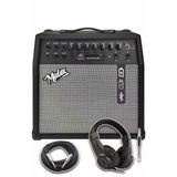 Midex MGA-50BK-HD Elektro Gitar Amfisi 50 Watt USB Bluetooth Şarjlı 4 girişli (Kulaklık ve Kablo Dahil)
