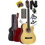 Midex MGX-100NT-BAG Üst Seviye Klasik Gitar 4/4 Sap Ayarlı (Tuner Çanta Askı Capo Metod Pena)